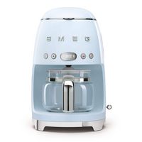 SMEG - DCF02 Drip 10-Cup Coffee Maker - Pastel Blue - Large Front