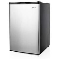 Costway - STAKOL 3 cu.ft. Compact Upright Freezer w/Single Stainless Steel Door Removable Shelves... - Large Front