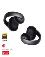 Soundcore - by Anker AeroClip Open-Ear Clip-On Earbud Headphones - Black - Large Front