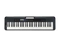 Casio CTS300 Portable Keyboard - Black - Large Front