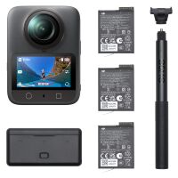 DJI - Osmo 360 Adventure Combo - Black - Large Front