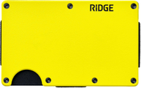 The Ridge Wallet - Hyper Lime - Cash Strap - Yellow - Large Front