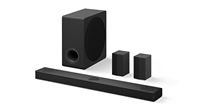 LG - 5.1.3 Channel S80TR Soundbar with Wireless Subwoofer and Rear Speakers, Dolby Atmos, DTS:X a... - Large Front