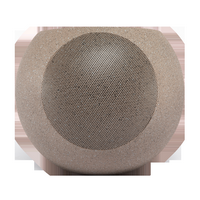 Victrola - Zen Outdoor Bluetooth Solar Speaker - Stone - Large Front