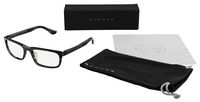 GUNNAR - Tahoe Computer Glasses with Blue Light Reduction, Clear Pro Mineral Lenses - Slate - Large Front