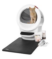 Whisker - Litter-Robot 4 Smart App-Controlled Self-Cleaning Litter Box Core Accessories Bundle - ... - Large Front