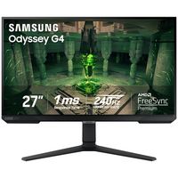 Samsung - 27” Odyssey FHD IPS 240Hz G-Sync Gaming Monitor - Black - Large Front