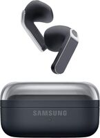 Samsung - Galaxy Buds4 Wireless Earbud Headphones - Black - Large Front