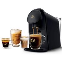 BARISTA Coffee & Espresso System and L'OR Coffee 10 Count Capsule Pack - Black - Large Front