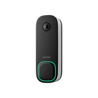 ecobee - Smart Video Doorbell - Wired with Advanced Person and Package Detection - Black - Large Front