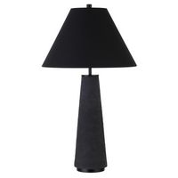 Camden&Wells - Brigitta Table Lamp - Obsidian - Large Front