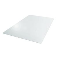 Floortex - Premium Rectangular Phthalate Free Vinyl Chair Mat for Hard Floor 48 x 60 inches - Clear - Large Front