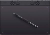 Wacom - Intuos Pro Medium Bluetooth Professional Graphic Drawing Tablet  (2025) - Black - Large Front
