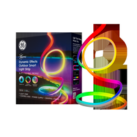 GE Cync Dynamic Effects Smart LED Outdoor Flexible Profile Light Strip - Full Color - Large Front