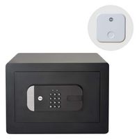 Yale - Smart Safe with Wi-Fi - Keypad Access - Black - Large Front