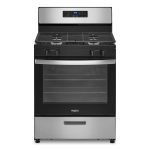 Whirlpool - 5.1 Cu. Ft. Freestanding Gas Range with Broiler Drawer - Stainless Steel - Large Front