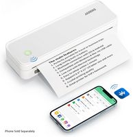JADENS - Portable Wireless A4 Printer - White - Large Front