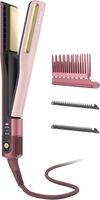 Shark - SilkiPro Straight Wet to Dry Straightener + Rapid Blow Dryer - Rose Petal - Large Front