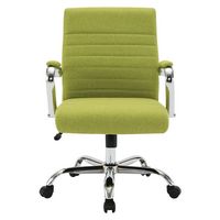 OSP Home Furnishings - Mid-Back Office Chair - Basil - Large Front