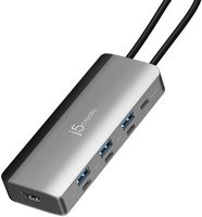 j5create - Flexible Ports USB-C® 4K144 HDMI™ Hub - Slim 8 in 1 for Windows, macOS, Chrome OS - Sp... - Large Front