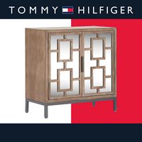 Tommy Hilfiger - Hayworth 2-Door Accent Cabinet - Ash Gray - Large Front