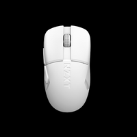 NZXT - Lift Elite Wireless Gaming Mouse with  4K/8K Polling Rates - Wireless - White - Large Front