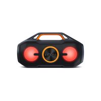 ION Audio - AquaSport Max Waterproof 60-Watt Bluetooth  Stereo Speaker with Lights - Black - Large Front