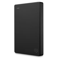 Seagate - 1TB External USB 3.0 Portable Hard Drive with Rescue Data Recovery Services - Black - Large Front
