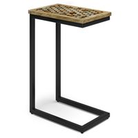 Simpli Home - Davisville C Side Table - Natural - Large Front