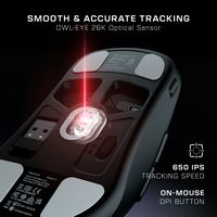 Turtle Beach - Burst II Air Ultra Lightweight Wireless Symmetrical Gaming Mouse with Bluetooth & ... - Left View
