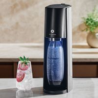 SodaStream - E-TERRA  Sparkling Water Maker - Black - Left View