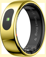 IMIKI - Smart Ring – Waterproof Fitness Tracker w/ Health & Sleep Monitoring, Touch Function – Si... - Left View