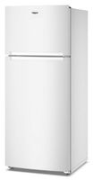 Whirlpool - 18.0 Cu. Ft. Top-Freezer Counter-Depth Refrigerator with Total Coverage Cooling - White - Left View