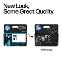HP - 910 Standard Capacity Ink Cartridge - Black - Left View
