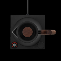 Fellow - Corvo EKG Pro Electric Kettle - Matte Black and Walnut - Left View