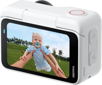 Insta360 - GO Ultra Action Camera Creator Bundle - White - Left View