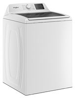 Whirlpool - 4.3 Cu. Ft. Top Load Impeller Washer with Quick Wash Cycle and Soft Close Glass Lid -... - Left View