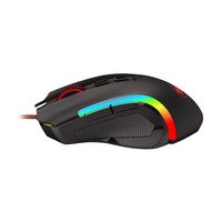 REDRAGON - Griffin M607 Wired Optical Gaming Mouse - Wired - Black - Left View