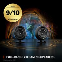 SteelSeries - Arena 3 Bluetooth Gaming Speakers with Polished 4