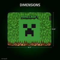 Razer - Gigantus V2 Cloth Gaming Mouse Pad (Medium) - Minecraft Edition - Left View