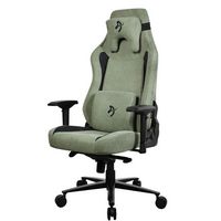 Arozzi - Vernazza Series Top-Tier Premium XL Supersoft Upholstery Fabric Gaming Chair - Forest - Left View