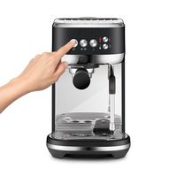 Breville - the Bambino Plus Espresso Machine with 15 bars of pressure and Milk Frother - Black Tr... - Left View