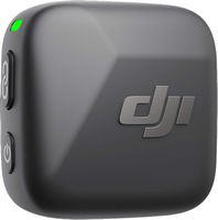 DJI - Mic Mini Transmitter (Infinity Black) - Black - Left View