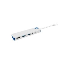 Hyper - HyperDrive Flex 5 Port USB-C Hub - Blue - Left View