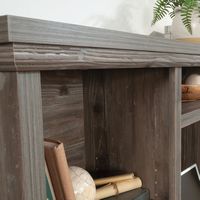 Sauder - Aspen Post Computer Hutch - Pebble Pine - Left View