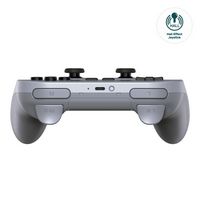 8BitDo - Pro 2 Bluetooth Controller with Hall Effect Joysticks - Gray - Left View