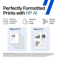 HP - LaserJet M234sdw Wireless AI-Enabled Black-and-White Laser Printer - White & Slate - Left View