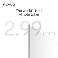 PLAUD - Note Smart AI Voice/Audio Recorder - Starlight - Left View