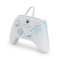 PowerA - Advantage Wired Controller for Xbox Series X|S, Xbox One, Windows - Arctic Ice - Left View
