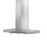 ZLINE - 30 inches - Externally Vented - Island Range Hood - Stainless steel - Left View